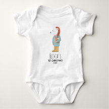 Girls Cute Winter Polar Beer Eerste Kerstmis