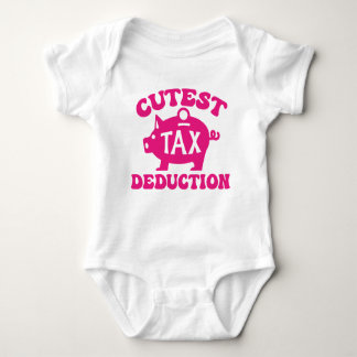 Girls Cutest Tax Deduction Piggy Bank T-Shirt