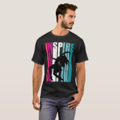 Girls Dance Inspire Coach Dancer Retro Dancing T-shirt (Voorkant volledig)