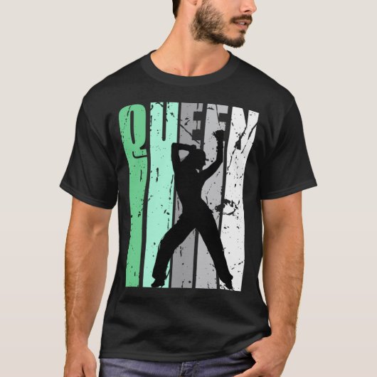 Girls Dance Queen Dance Retro Graphic Motivate T-shirt (Voorkant)