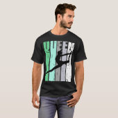 Girls Dance Queen Dance Retro Graphic Motivate T-shirt (Voorkant volledig)