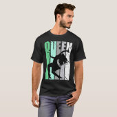 Girls Dance Queen Dancer Retro Graphic Motivate T-shirt (Voorkant volledig)