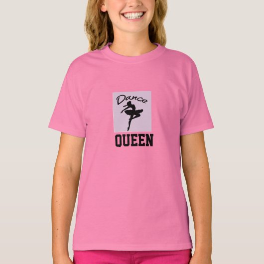 Girls Dance Queen T-Shirt (Voorkant)