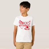Girls Dance Star Raglan T-shirt (Voorkant volledig)