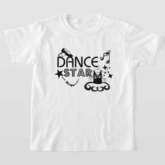 Girls Dance Star T-shirt (Laagn)