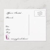Girls Day/Night Out Party Invitation Card Uitnodiging Briefkaart (Achterkant)
