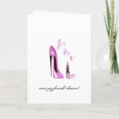 Girls' Day / Night Out Party Invitation Kaart (Achterkant)