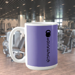 #Girls die de Mok van Kettlebell optillen