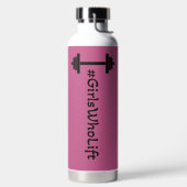 #Girls die de waterfles met Barbell optillen (Links)