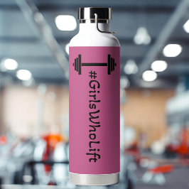 #Girls die de waterfles met Barbell optillen
