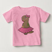 Girls Dinosaur T-Rex Shirt (Voorkant)