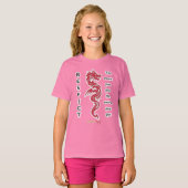 Girls Dragon Respect T-Shirt (Voorkant volledig)
