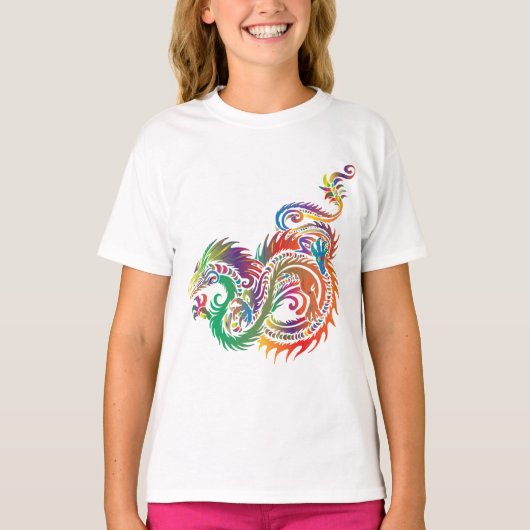Girls Dragon T-shirt (Voorkant)