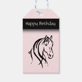 Girls Equine Birthday Cadeaulabel