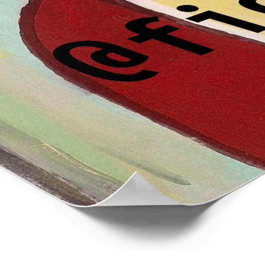 Girl's Face after Matisse, add text Poster (Hoek)