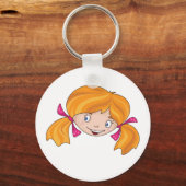 Girls Face Sleutelhanger (Voorkant)
