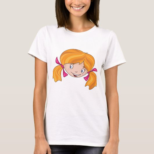 Girls Face T-shirt (Voorkant)