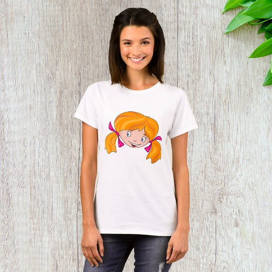 Girls Face T-shirt