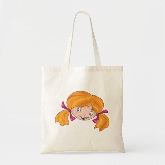 Girls Face Tote Bag (Voorkant)