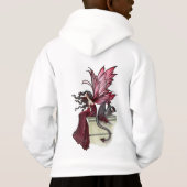 Girls Fairy Dragon Sweatshirt beroemd gemaakt door (Achterkant)
