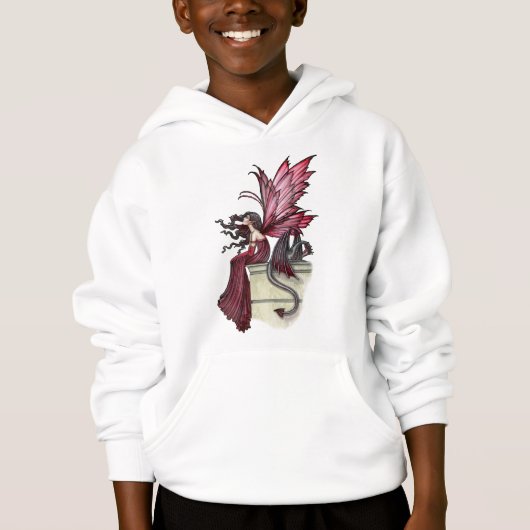 Girls Fairy Dragon Sweatshirt beroemd gemaakt door (Voorkant)