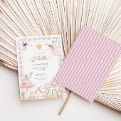 Girls Fairy Magical Garden Verjaardag Uitnodiging