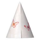 Girls Fairy Tale Castle Frog Mushroom Birthday Feesthoedjes (Achterkant)