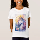Girl's Fantasy Unicorn T-shirt (Voorkant)