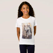 Girl's Fantasy Unicorn T-shirt (Voorkant volledig)