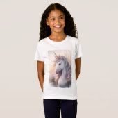 Girl's Fantasy Unicorn T-shirt (Voorkant volledig)