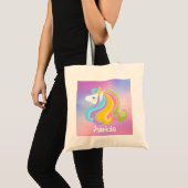 Girls Fantasy unicorn voegt canvas tas toe (Voorkant (product))