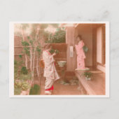 "Girls' Feelings" 乙女心 日本 着物 女性 ヴィンテージ 写真 和風 Briefkaart (Voorkant)