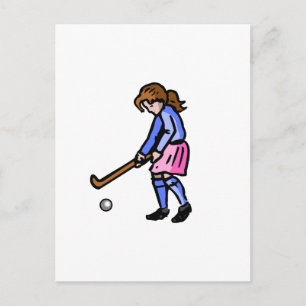 Girls Field Hockey Briefkaart