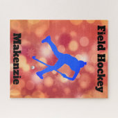 Girls Field Hockey Puzzle Legpuzzel (Horizontaal)