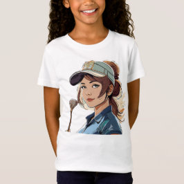 Girl's Fine Jersey Golf T-shirt