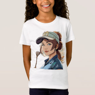 Girl's Fine Jersey Golf T-shirt