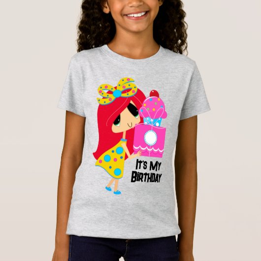 Girls' Fine Jersey T-Shirt (Voorkant)