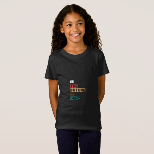Girls' Fine Jersey T-Shirt (Voorkant volledig)
