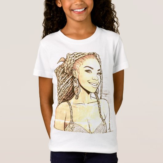 Girls' Fine Jersey T-Shirt (Voorkant)