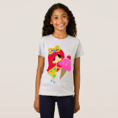 Girls' Fine Jersey T-Shirt (Voorkant volledig)