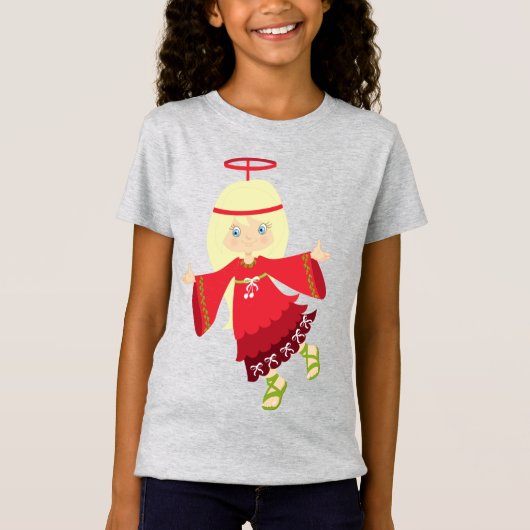Girls' Fine Jersey T-Shirt (Voorkant)