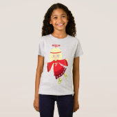 Girls' Fine Jersey T-Shirt (Voorkant volledig)