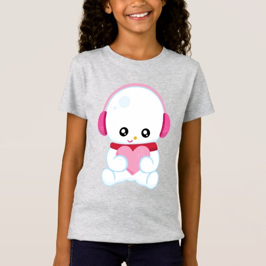 Girls' Fine Jersey T-Shirt (Voorkant)