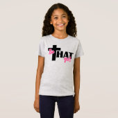 Girls' Fine Jersey T-Shirt (Voorkant volledig)