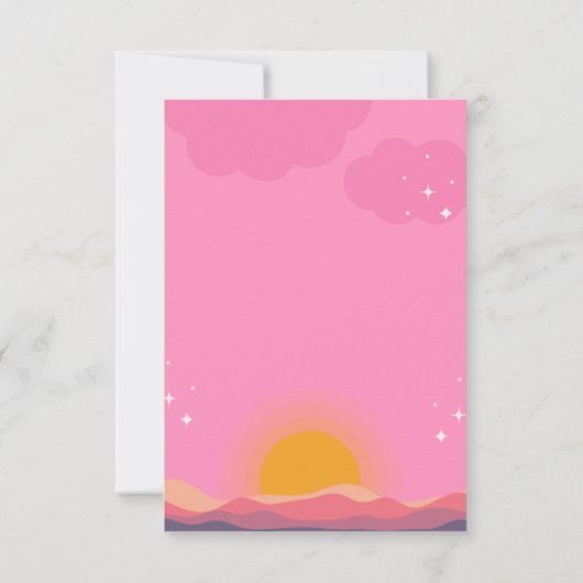 girl's first rodeo invitation kaart (Achterkant)