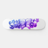 Girls Floral Butterfly Persoonlijk Skateboard (Horizontaal)