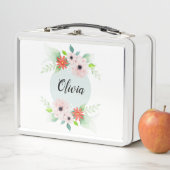 Girls Floral Cute Waterverf Flowers School (In situ)