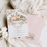 Girls Floral Lijst Woodland Baby shower Kaart<br><div class="desc">Meisjes Floral Lijst Woodland Baby shower Sweet woodland girl's baby shower-uitnodiging met vijf schattige bosrijke dieren omringd door een roze bloemige lijst. Ideaal voor iemand die op zoek is naar een schattig houten land met de naam 'baby shower' voor babymeisjes.</div>
