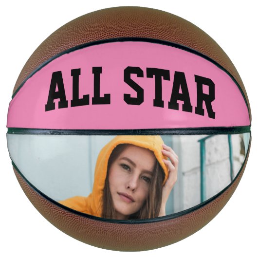 GIRLS FOTO GEPERSONALISEERD Basketballen (Voorkant)