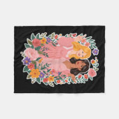 Girls Friendship Bloom Ies Sisterhood Together Lau Fleece Deken (Voorkant (Horizontaal))